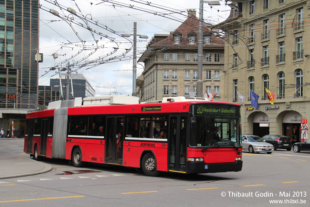NAW Hess Vossloh-Kiepe BGT-N2 (Swisstrolley 2) - Trolleybus de Berne
