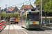 BN LRV n°6001 sur la ligne 0 (Tramway de la côte belge - Kusttram) à Blankenberge