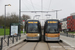 Bombardier Flexity Outlook Cityrunner T4000 n°4042 et n°4045 sur la ligne 10 (STIB - MIVB) à Bruxelles (Brussel)