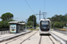 GEC-Alsthom TFS (Tramway français standard) n°2030 sur la ligne E (M réso) à Fontanil-Cornillon