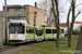 BN LRV n°6027 sur la ligne 0 (Tramway de la côte belge - Kusttram) à Knokke-Heist