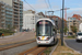 CAF Urbos 100 n°6136 sur la ligne KT (Tramway de la côte belge - Kusttram) à Knokke-Heist