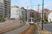 CAF Urbos 100 n°6136 sur la ligne KT (Tramway de la côte belge - Kusttram) à Knokke-Heist