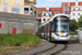 CAF Urbos 100 n°6136 sur la ligne KT (Tramway de la côte belge - Kusttram) à Knokke-Heist