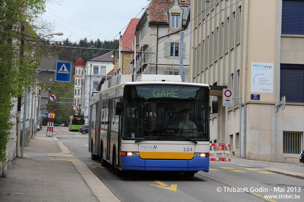NAW Hess ABB BGT-N (Swisstrolley) - Trolleybus de La Chaux-de-Fonds