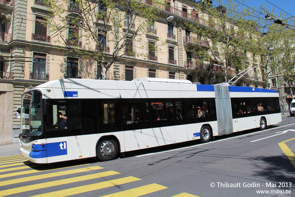 Hess Vossloh-Kiepe BGT-N2C (Swisstrolley 3) - Trolleybus de Lausanne