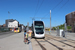 CAF Urbos 100 n°5112 sur la ligne 1 (TEC) à Liège