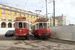 John Stephenson Car Company Standard n°10-355 et Skoda-AEG-Kiepe-Knorr Elétrico Remodelado n°6-585 sur la ligne touristique (CCFL - Carris) à Lisbonne (Lisboa)