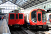 MCCW London Underground D78 Stock n°7099 et Bombardier London Underground S7 Stock n°21419 sur la District Line (TfL) à Londres (London)