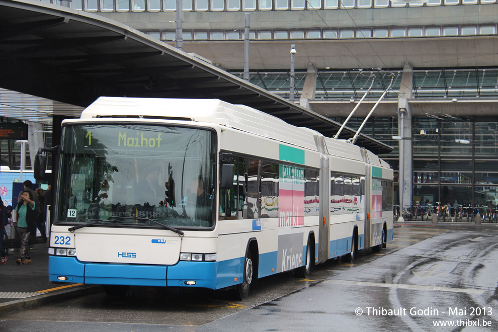 Hess Vossloh-Kiepe BGGT-N2C (Hess lighTram) - Trolleybus de Lucerne