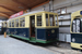 Remorque SLM TVL n°121 au Musée des tramways municipaux à Luxembourg (Lëtzebuerg)