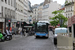 Heuliez GX 137 II Electric n°7128 (HA-273-WF) sur la ligne 40 (RATP) à Abbesses (Paris)