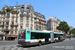 Irisbus Agora L n°1763 (786 PLQ 75) sur la ligne 91 (RATP) à Vavin (Paris)