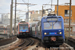 Alstom Z 20900 Z 2N n°215 A (motrices 20929/20930 - SNCF) et CIMT-TCF-TCO Z 5600 Z 2N n°49 T (motrices 5697/5698 - SNCF) sur la ligne C (RER) à Issy-les-Moulineaux
