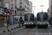GEC-Alsthom TFS (Tramway français standard) n°201 et n°204 sur la ligne T1 (RATP) à Saint-Denis