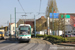 GEC-Alsthom TFS (Tramway français standard) n°115 sur la ligne T1 (RATP) à Bobigny