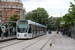 Alstom Citadis 402 n°367 sur la ligne T3b (RATP) à Porte des Lilas (Paris)
