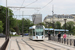 Alstom Citadis 402 n°355 sur la ligne T3b (RATP) à Porte Dauphine (Paris)