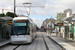 Translohr STE3 n°513 sur la ligne T5 (RATP) à Saint-Denis