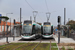 Alstom Citadis 302 n°705 et n°709 sur la ligne T7 (RATP) à Villejuif