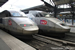 Alstom TGV 28000 Réseau n°553 (motrice 28105/28106 - SNCF) et n°544 (motrice 28087/28088 - SNCF) à Gare de l'Est (Paris)