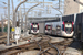Alstom Citadis Dualis U 53600 TT303 (motrices n°53605/53606 - SNCF) et TT307 (motrices n°53613/53614 - SNCF) sur la ligne T11 (Transilien) au Bourget