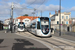 Alstom Citadis Dualis U 53700 TT411 (motrices n°53721/53722 - SNCF) et TT402 (motrices n°53703/53704 - SNCF) sur la ligne T4 (Transilien) à Montfermeil