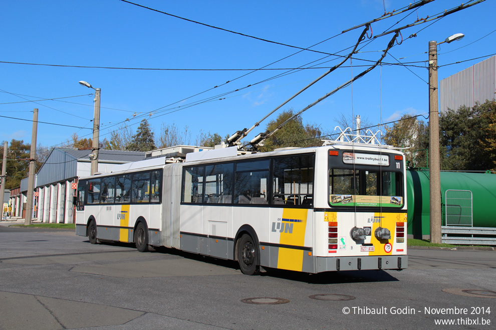 Le Trolleybus 11 à Solingen