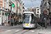Bombardier Flexity 2 n°6366 sur la ligne T1 (De Lijn) à Gand (Gent)