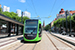 CAF Urbos 100 n°01 sur la ligne 1 (Skånetrafiken) à Lund