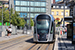 CAF Urbos 3 n°127 sur la ligne T1 (Tramway de Luxembourg) à Luxembourg (Lëtzebuerg)