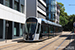 CAF Urbos 3 n°116 sur la ligne T1 (Tramway de Luxembourg) à Luxembourg (Lëtzebuerg)