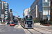 CAF Urbos 3 n°104 sur la ligne T1 (Tramway de Luxembourg) à Luxembourg (Lëtzebuerg)