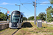 CAF Urbos 3 n°101 sur la ligne T1 (Tramway de Luxembourg) à Luxembourg (Lëtzebuerg)