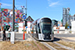 CAF Urbos 3 n°105 sur la ligne T1 (Tramway de Luxembourg) à Luxembourg (Lëtzebuerg)