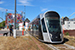 CAF Urbos 3 n°105 sur la ligne T1 (Tramway de Luxembourg) à Luxembourg (Lëtzebuerg)