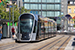 CAF Urbos 3 n°110 sur la ligne T1 (Tramway de Luxembourg) à Luxembourg (Lëtzebuerg)