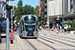 CAF Urbos 3 n°104 sur la ligne T1 (Tramway de Luxembourg) à Luxembourg (Lëtzebuerg)