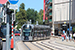 CAF Urbos 3 n°104 sur la ligne T1 (Tramway de Luxembourg) à Luxembourg (Lëtzebuerg)