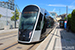 CAF Urbos 3 n°127 sur la ligne T1 (Tramway de Luxembourg) à Luxembourg (Lëtzebuerg)
