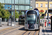 CAF Urbos 3 n°127 sur la ligne T1 (Tramway de Luxembourg) à Luxembourg (Lëtzebuerg)