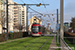 Stadler Tango n°102 sur la ligne Rhônexpress à Villeurbanne