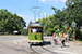Kockums n°100 sur la ligne du Musée (Museispårvägen) à Malmö