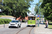 Kockums n°100 sur la ligne du Musée (Museispårvägen) à Malmö